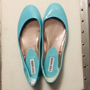 Steve Madden, Never Worn Teal Flats/Shoes